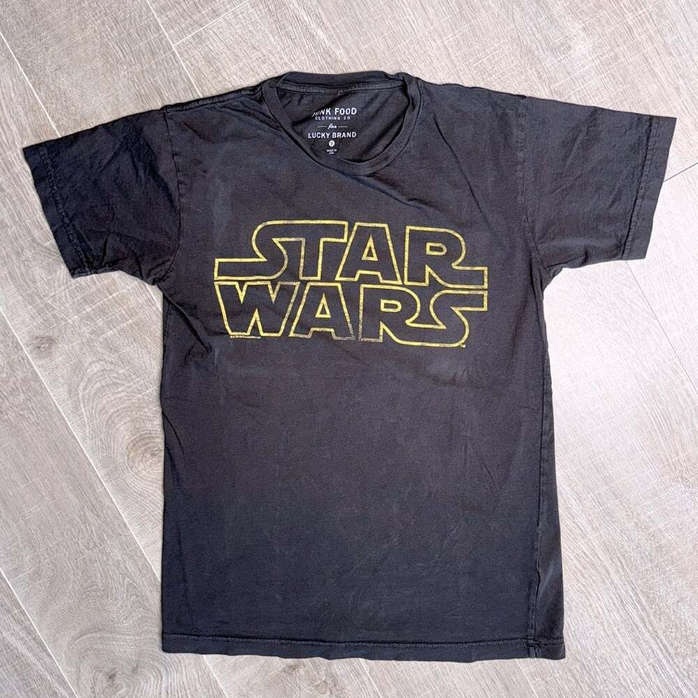 JUNK FOOD for LUCKY BRAND Men’s Brown ‘STAR WARS’ Shirt Sleeve T-Shirt